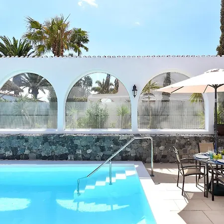 Villa Beachfront Del Ingles Exclusive Breathtaking Views Over The Sea And Dunes Private Heated Pool Terrace Bbq 200 M To, Las Palmas / Gran Canaria