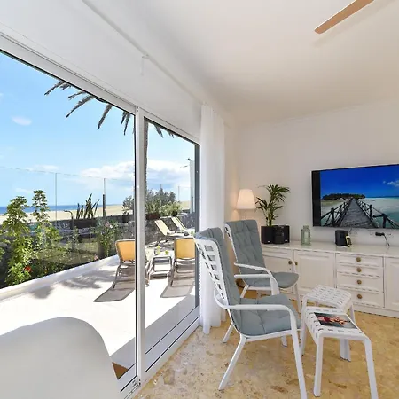 Villa Beachfront Del Ingles Exclusive Breathtaking Views Over The Sea And Dunes Private Heated Pool Terrace Bbq 200 M To, Las Palmas / Gran Canaria